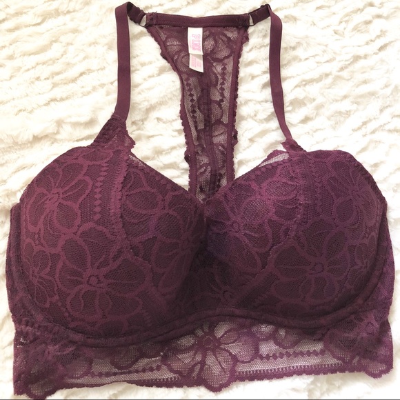 PINK Victoria's Secret Other - PINK Victoria’s Secret Pushup Bralette Sz-SM D-DD